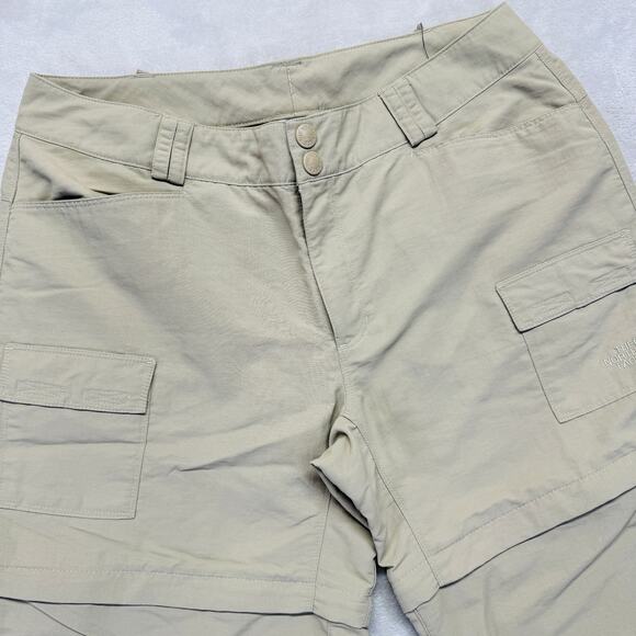The North Face Pants Women's 14 Beige Paramount Convertible Pants Cargo Outdoors - Picture 1 of 16
